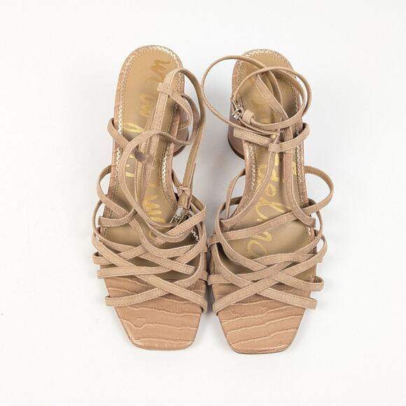 Sam Edelman Tan Daffodil Heeled Sandal Size 10 - Picture 4 of 11